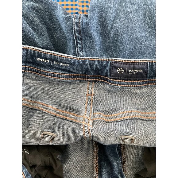 AG Adriano Goldschmied Everett Slim Straight Jeans 36x34 - Picture 5 of 6